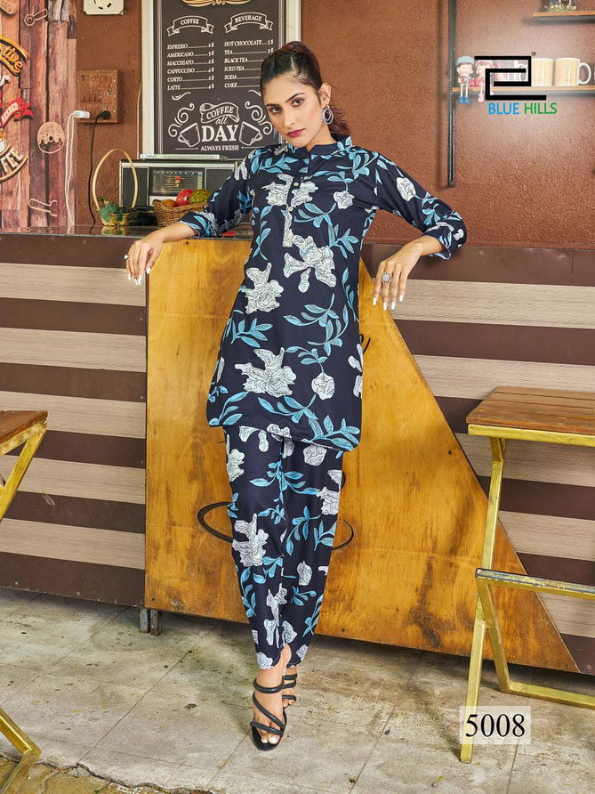 Airport look vol 5 By Blue Hills Ladies Top With Pant Catalog